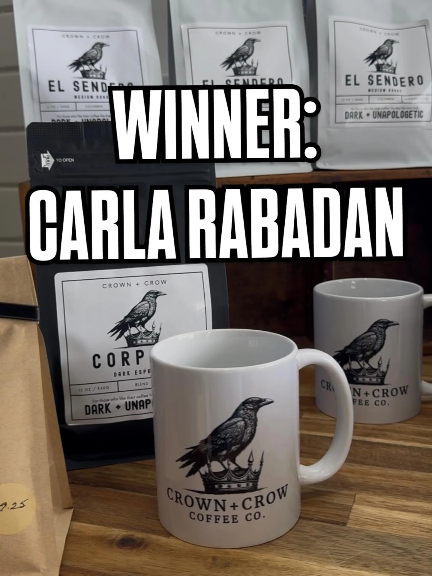 It was our birthday, but we&rsquo;re giving away gifts! Carla Rabadan - you&rsquo;re the winner! Stop in to pick up your new mug. [tag Carla below if you can]