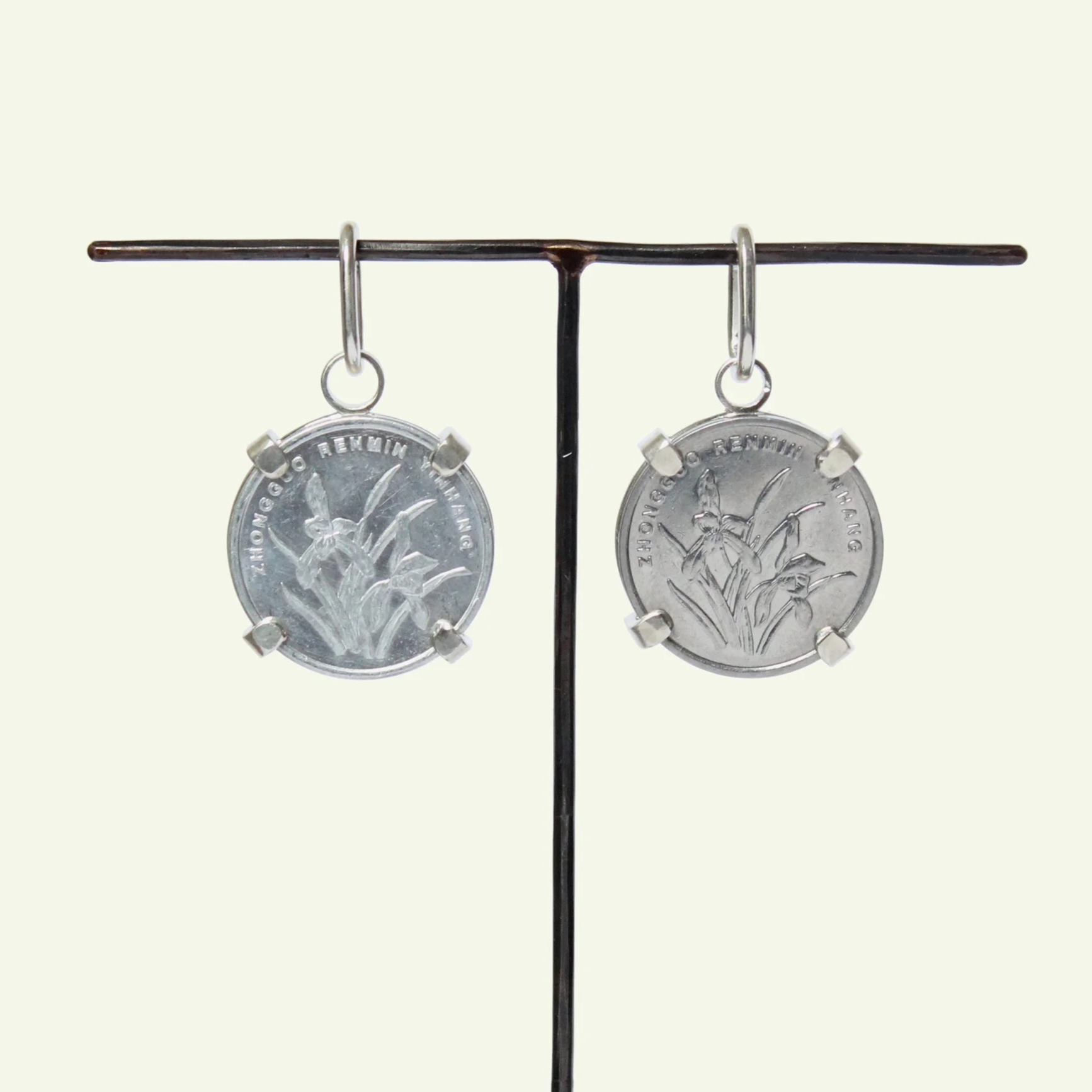 Lucky Coin Pair - Orchid