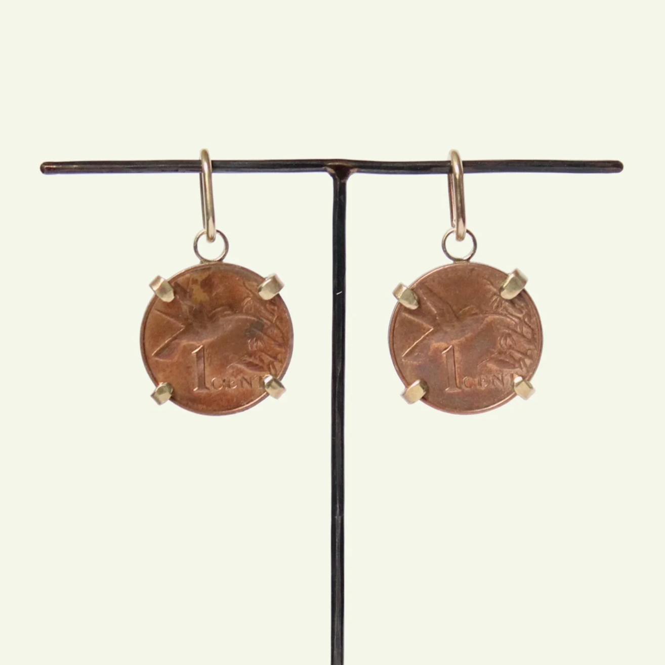 Lucky Coin Pair - Hummingbird