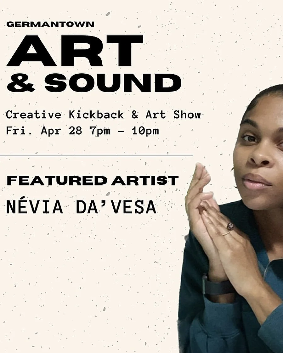 Hello Insta fam! 
A few amazing artist and myself will have our work on display at the Germantown Art and Sound show April 28th from 7-10pm. 

I will have originals and prints available to collectors so, If your in or around the Philly area come vibe