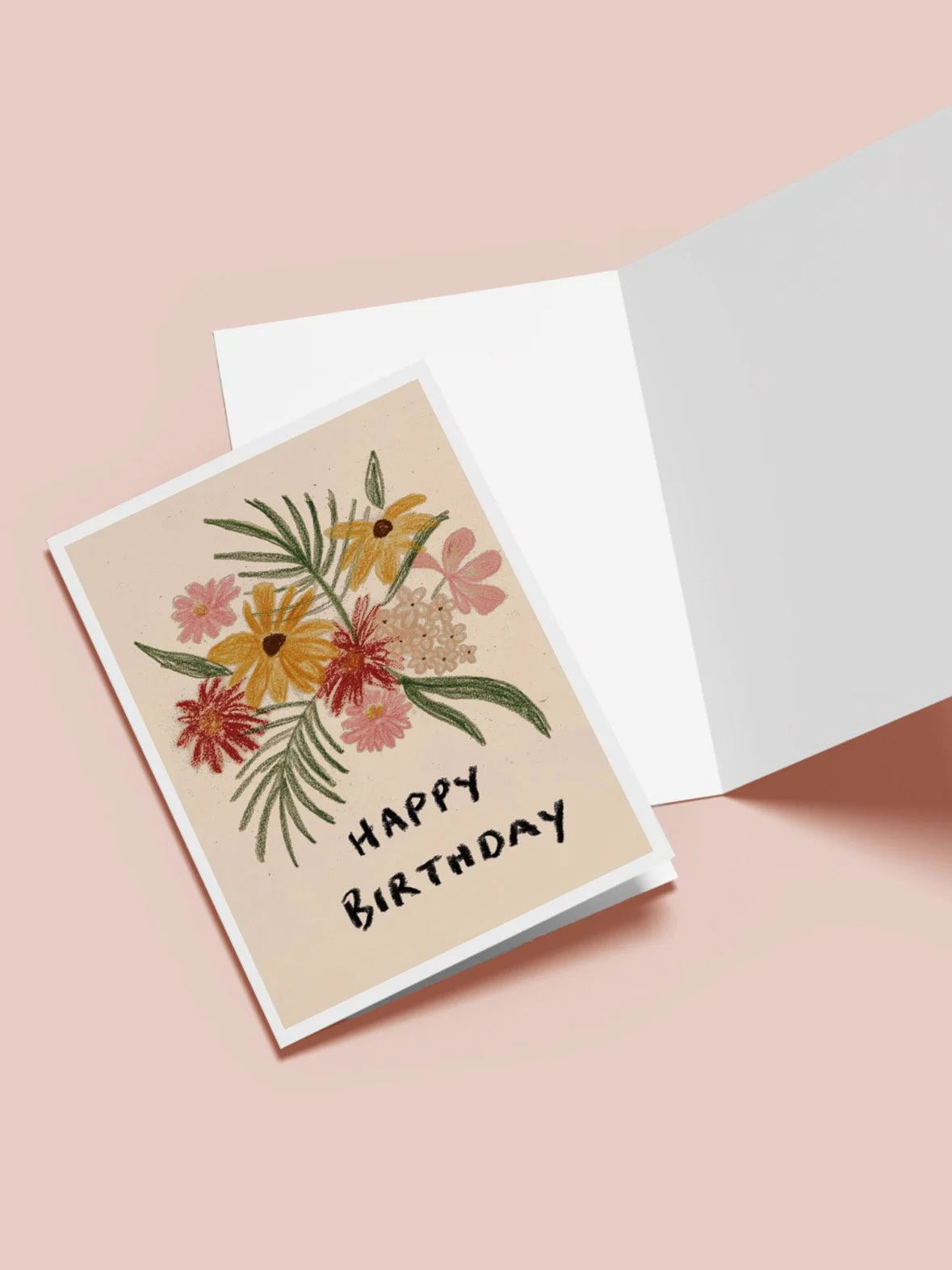 Happy Birthday- A6 Card