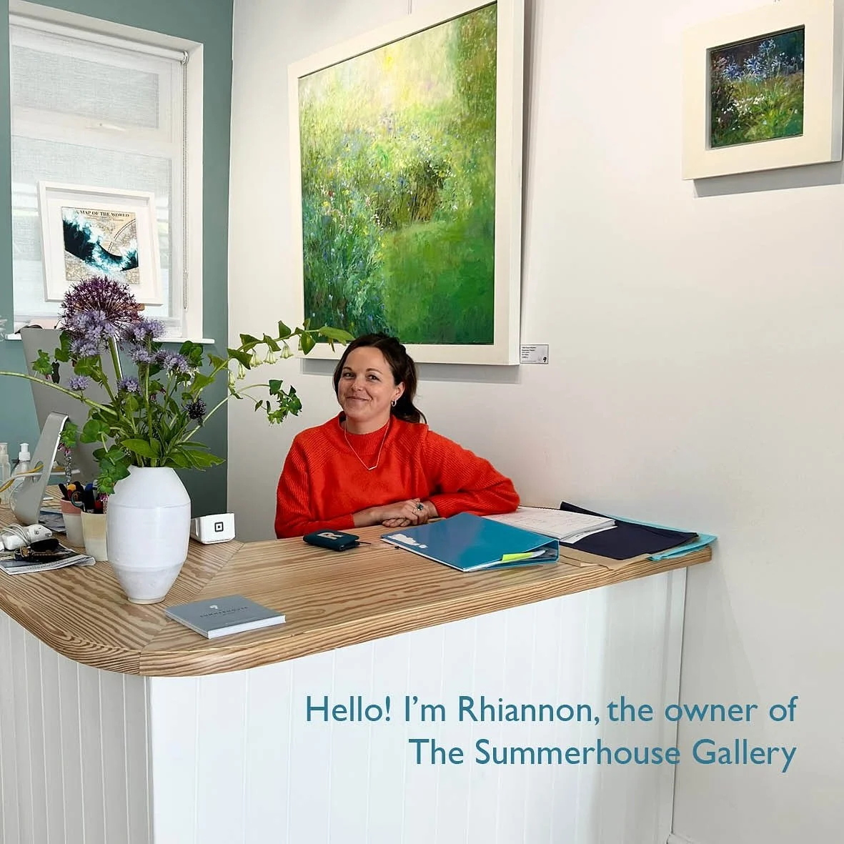 Story time ✨

A little bit about me- Rhiannon! I took over The Summerhouse Gallery in March 2023 and it has been the most magical ride, full of lessons, ups and downs, shows (20!) and the best people ever. 

The artists we represent at The Summerhous