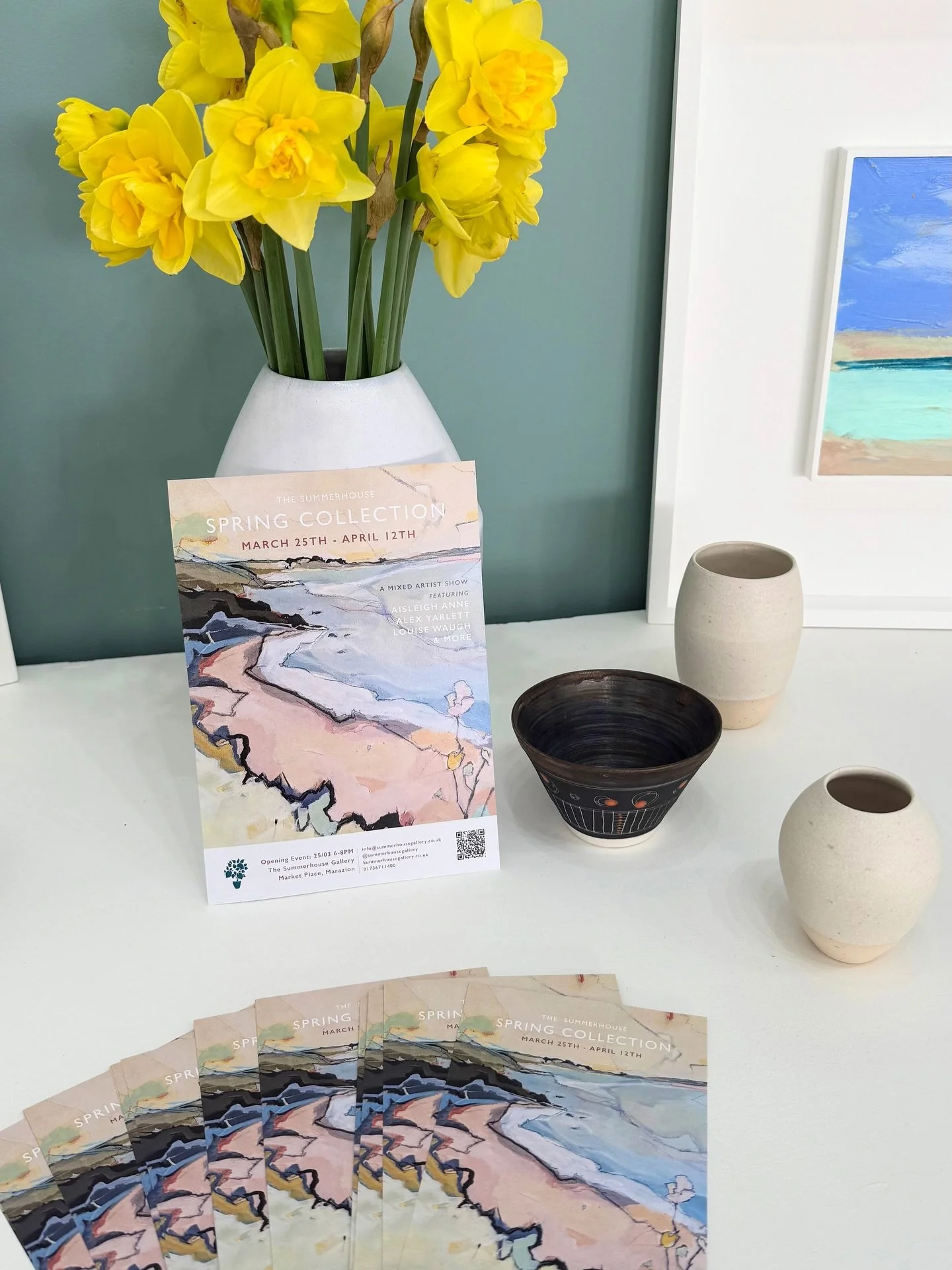 The countdown is on!✨
The Summerhouse Spring Collection opens next week, Wednesday 25th March.

The response to our new artists has been truly wonderful&hellip; and so far, you&rsquo;ve only seen a glimpse.

Alongside three exceptional new painters, 