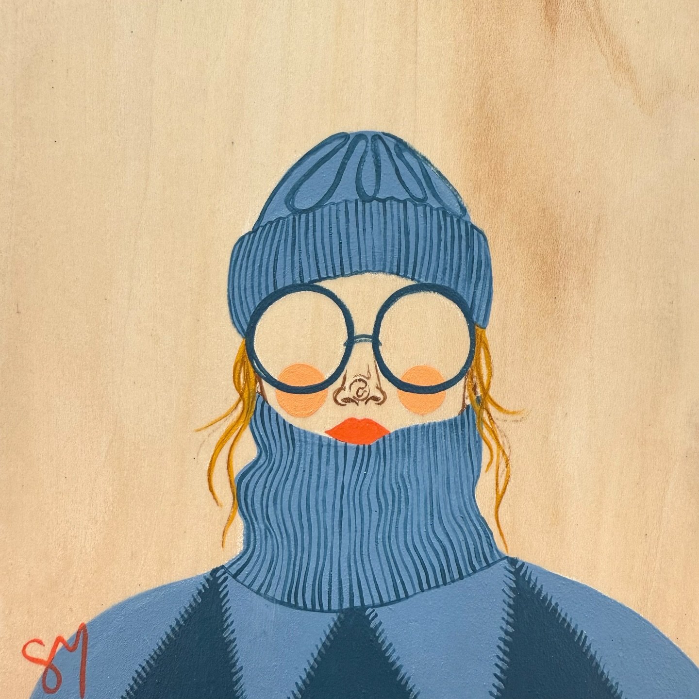 The sweetest little group of ladies, all wrapped up in their spring knits!

Sophie Elizabeth Moore is a Cornwall-based artist with a background in fashion, living on the North Coast.

Drawing inspiration from the way clothing reflects our identity an