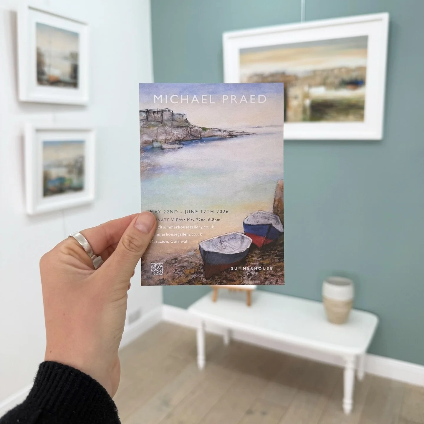 Michael Praed
A solo exhibition at The Summerhouse Gallery

Opening this Friday, 22 May, with a private view from 6&ndash;8pm 🥂
All are warmly welcome.

We&rsquo;ve spent the last few days transforming the gallery in preparation for this exciting ne