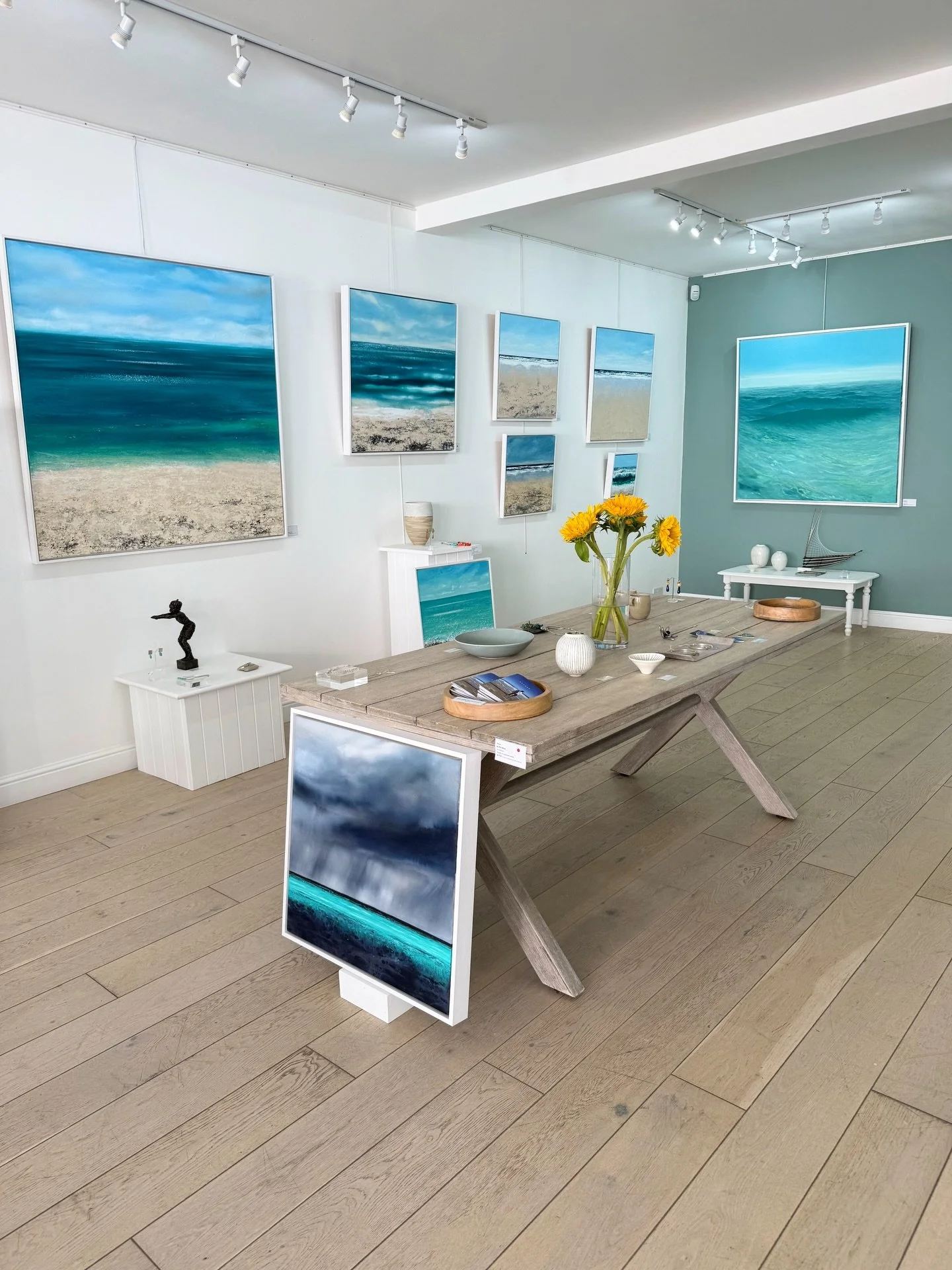 Echoes- A solo show by Kit Johns, now showing at The Summerhouse Gallery until July 24th.

Drawing inspiration from Cornwall&rsquo;s coastline, Echoes is a new collection of paintings exploring the enduring connection between sea, shore and human mem