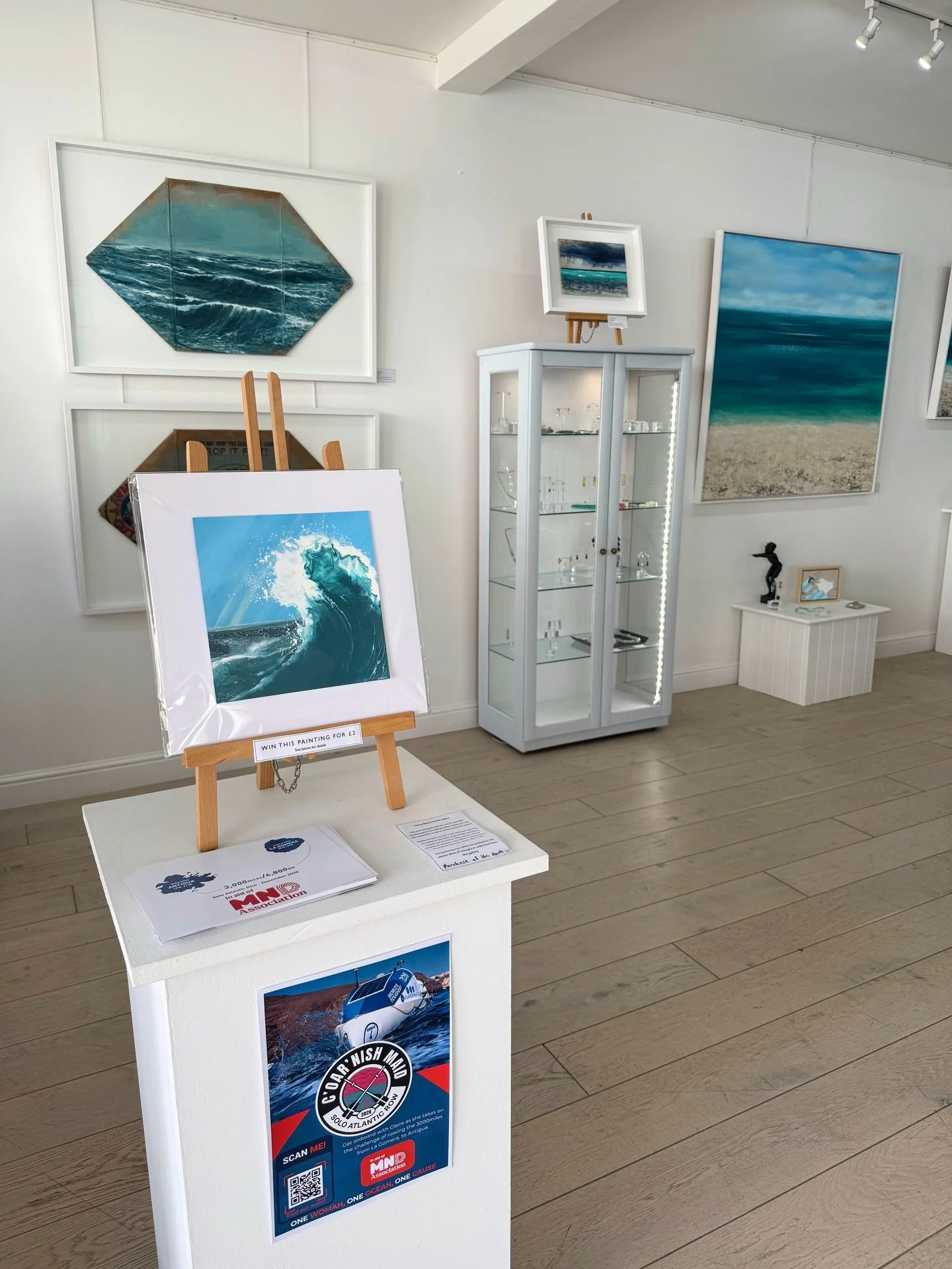 We are raising funds for the C&rsquo;oar&rsquo;nish Maid project by selling raffle tickets to win this beautiful original painting by Kit Johns. 

C&rsquo;oar&rsquo;nish Maid is the project of Claire Sharp, a Cornish rower preparing to row solo acros