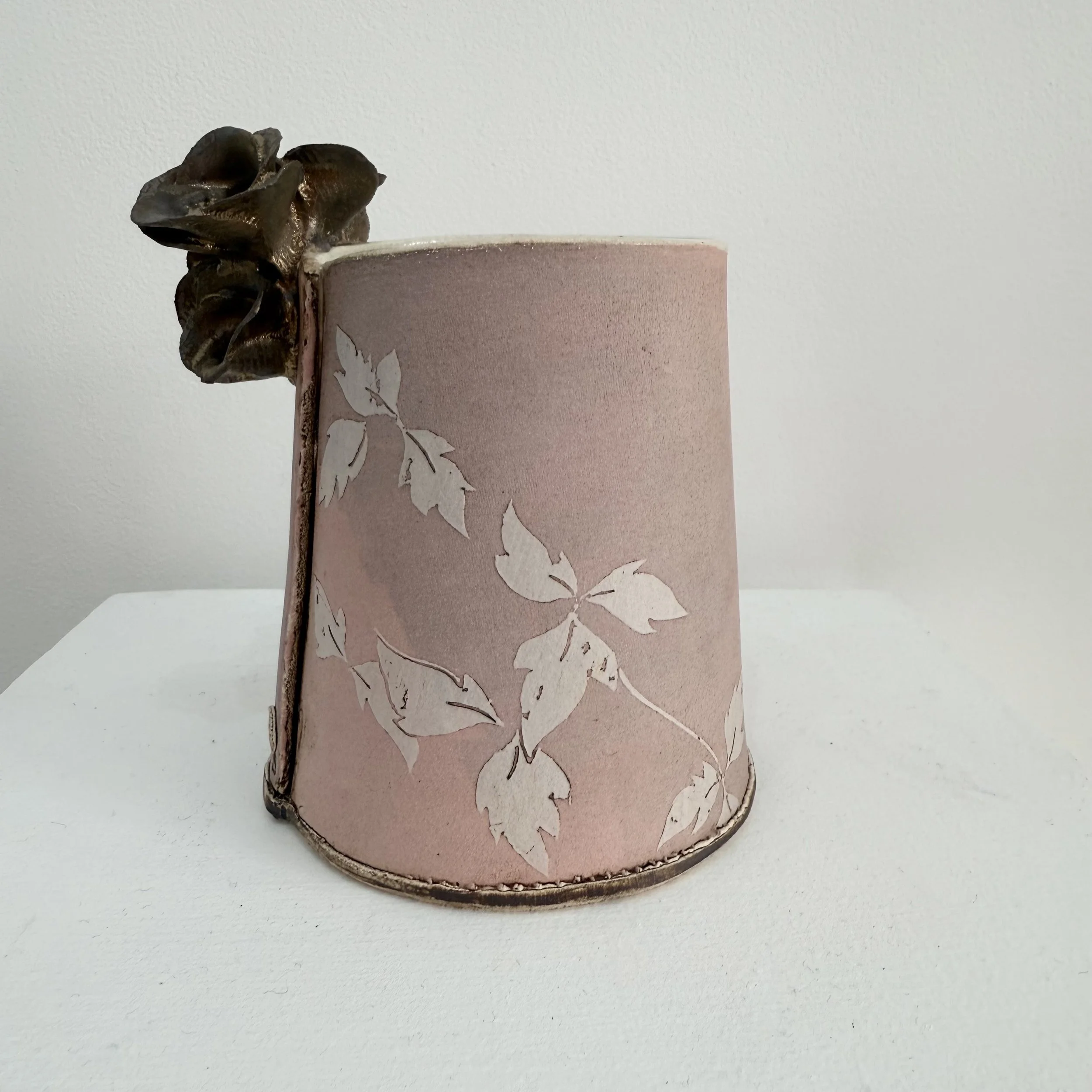 Sarah Dunstan- Pink vase w: flower handle 1.jpg