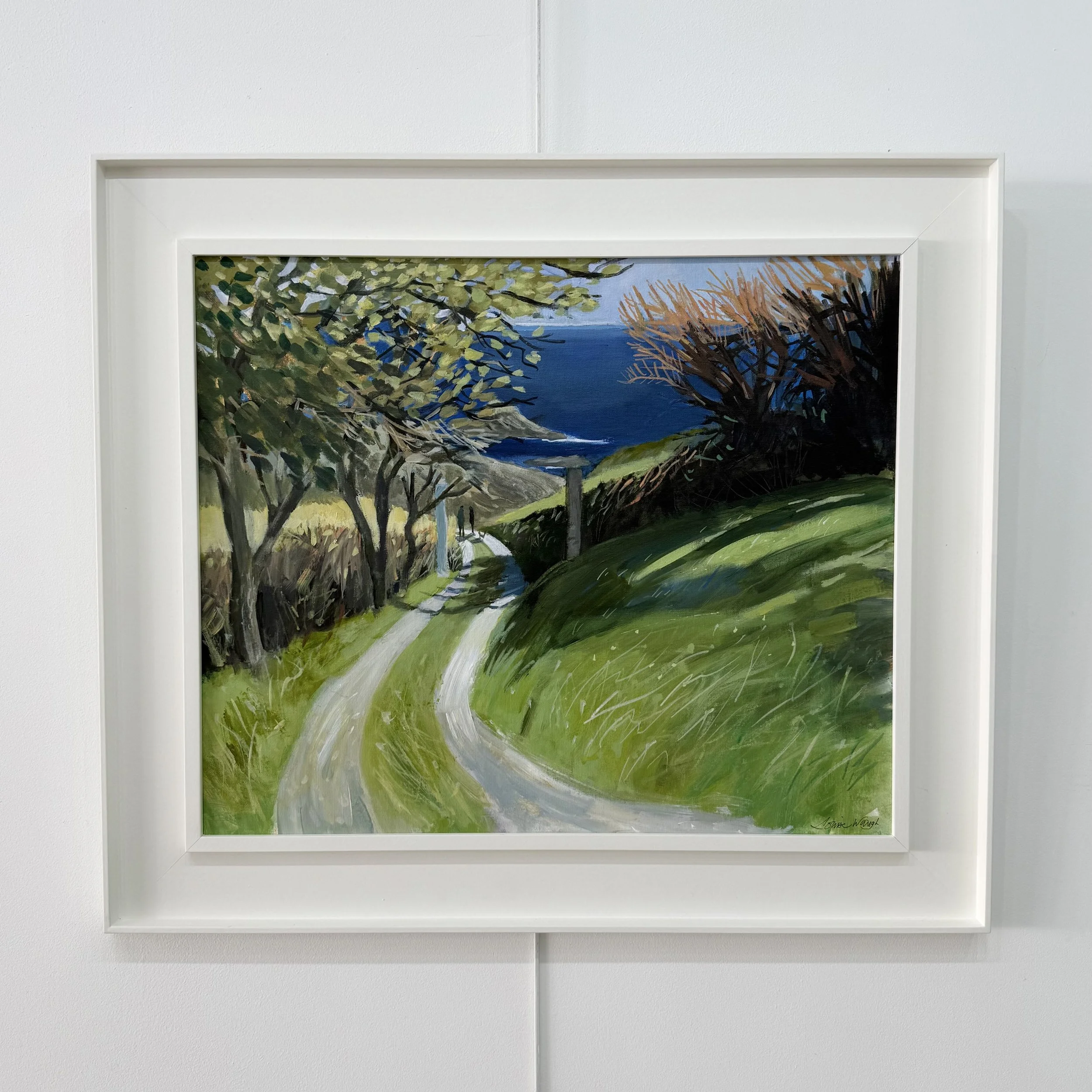 Louise Waugh- Path from the House, framed .jpeg