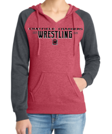 Women's Multi Color Raglan Hoodie