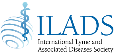 A blue and white logo featuring a stylized image of the globe and the text 'Infectious Disease Society of America'.