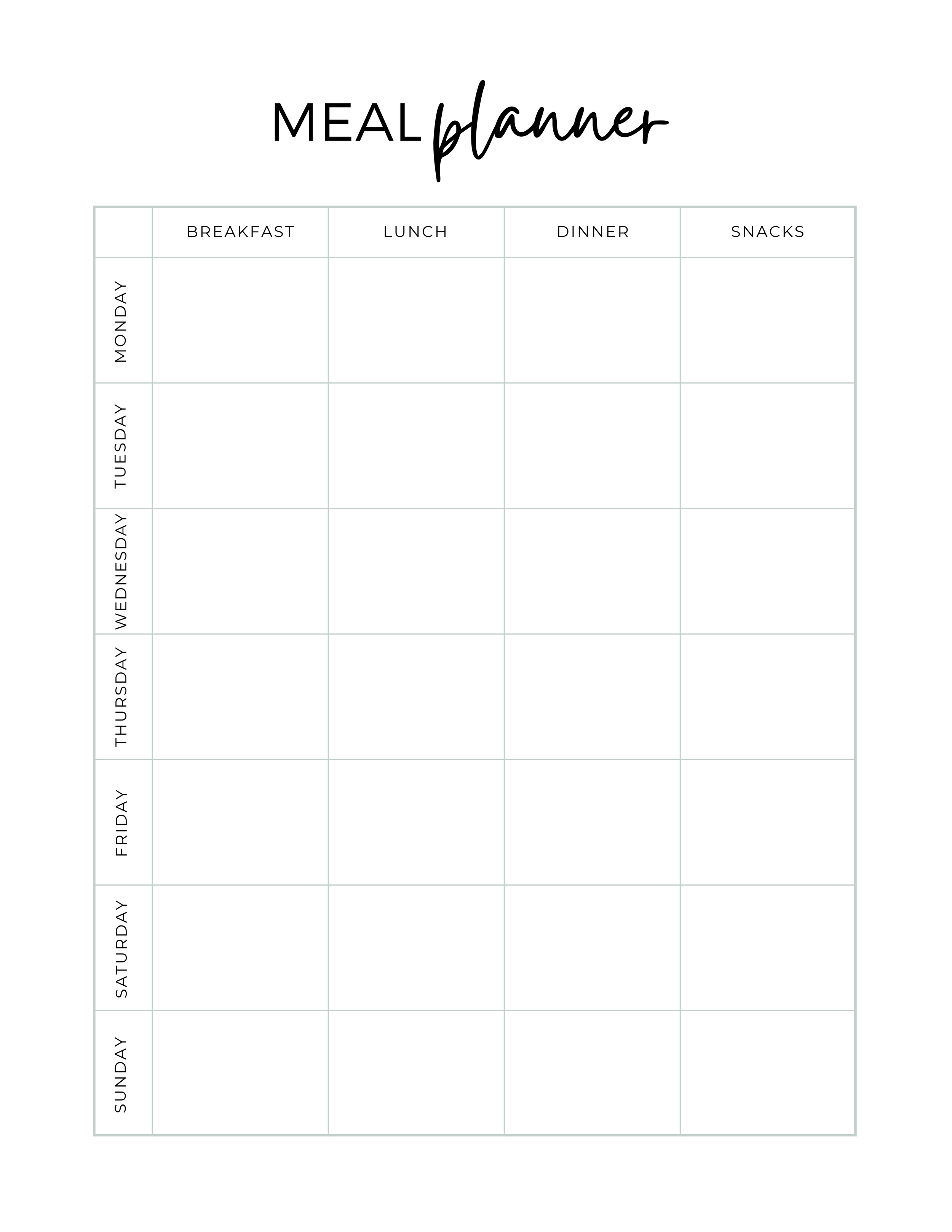 FREEBIE: Habit Trackers, Meal Planner, Grocery Lists, and More ...
