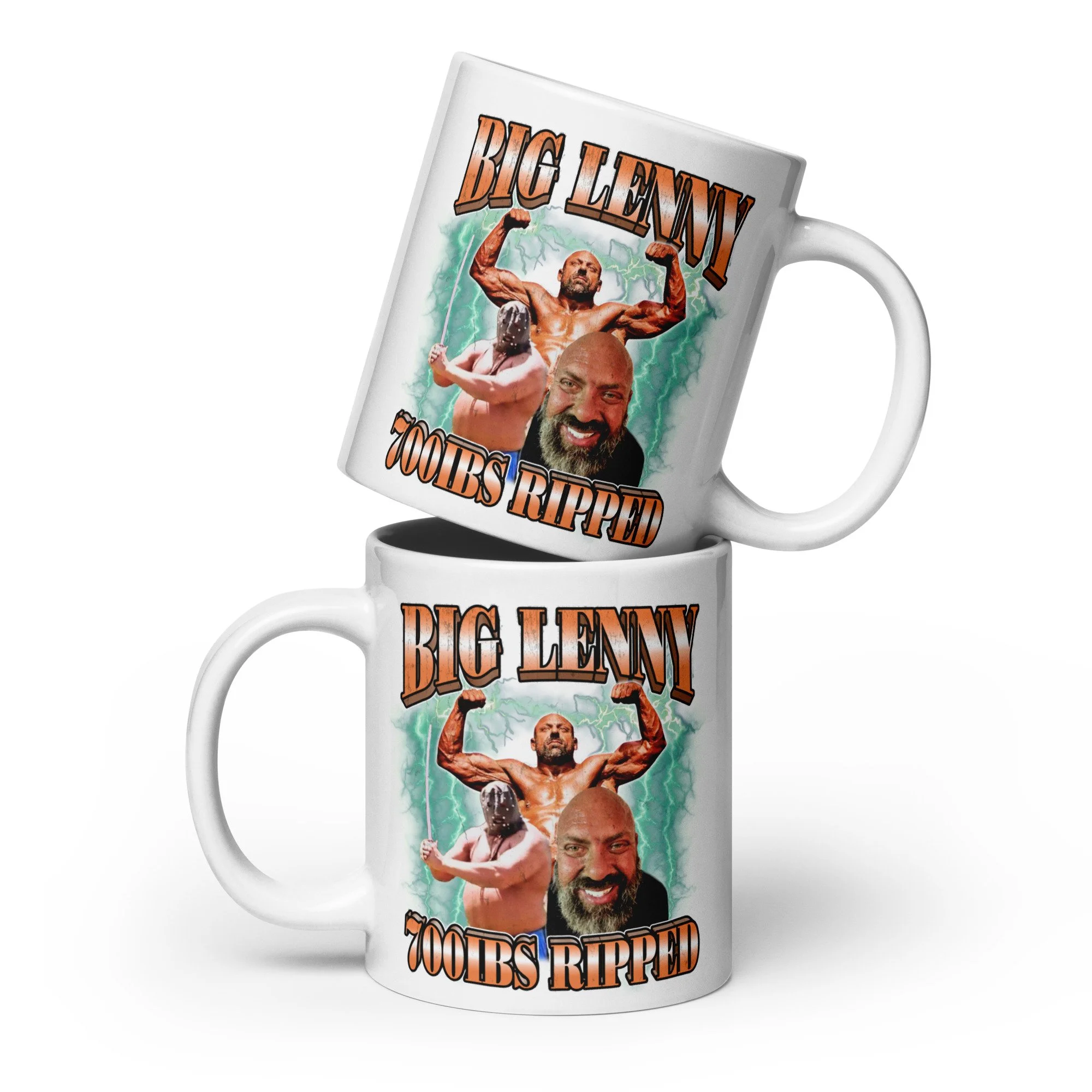Big Lenny 700lbs RIPPED 20oz mug