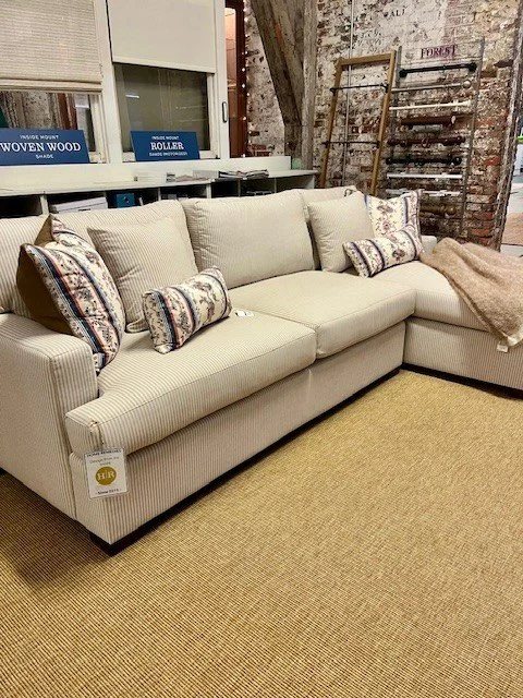 1100 Series Sectional
Upholstered in  Sand/Sunbrella
$8570 As Shown 