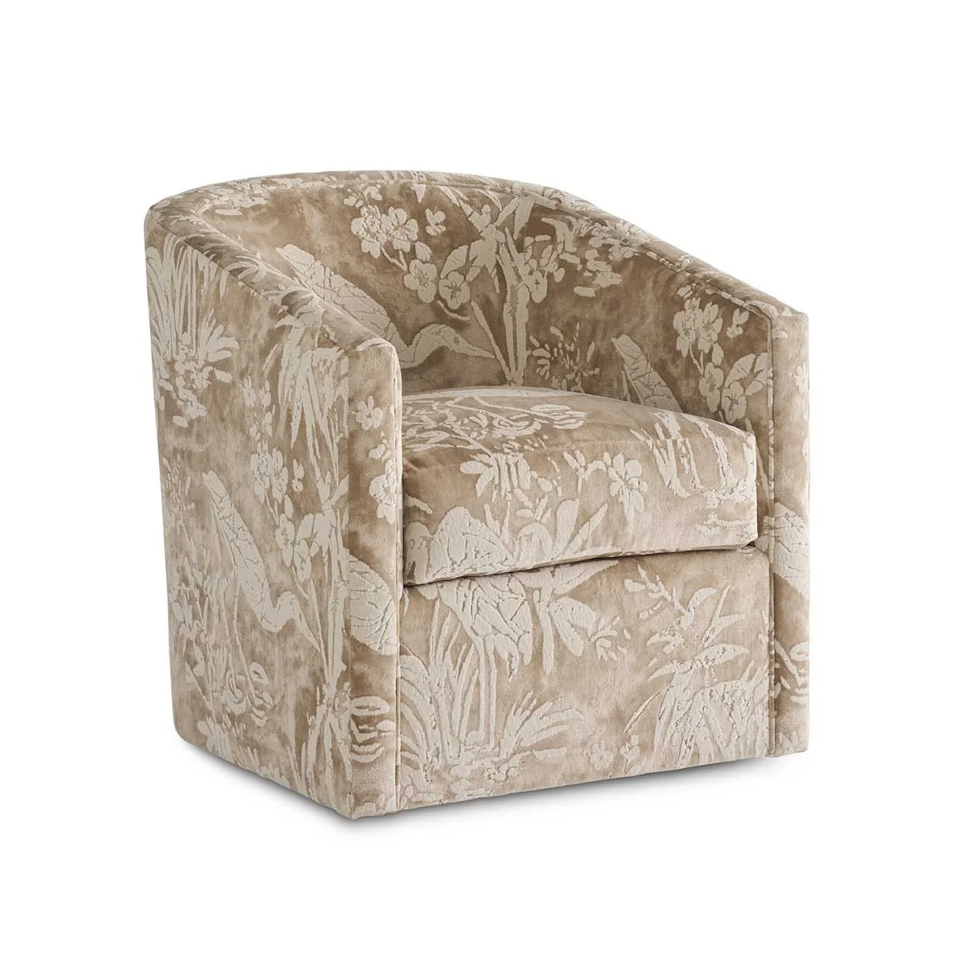 Collection: Miles Talbott
Overall: 31W x 35D x 36H
Arm Height: 24
Seat Height: 19
Seat Depth: 19