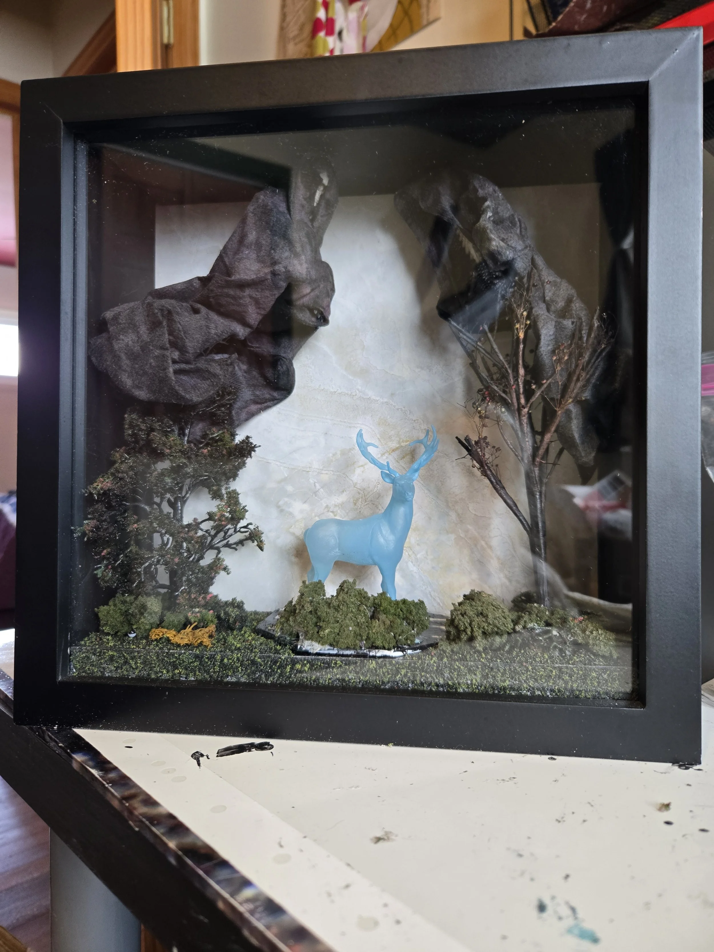 The Stag Petronis is from Harry Potter and it is one of my favorite scenes because he misses his deceased mother so terribly that he is convinced it is a message from her. It is a beautiful moment in Harry's journey.