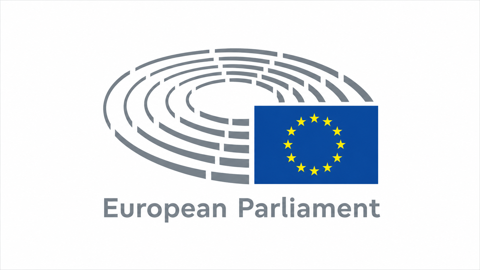 Logo of the European Parliament with a stylized maze and the European Union flag, and the text 'European Parliament' below.
