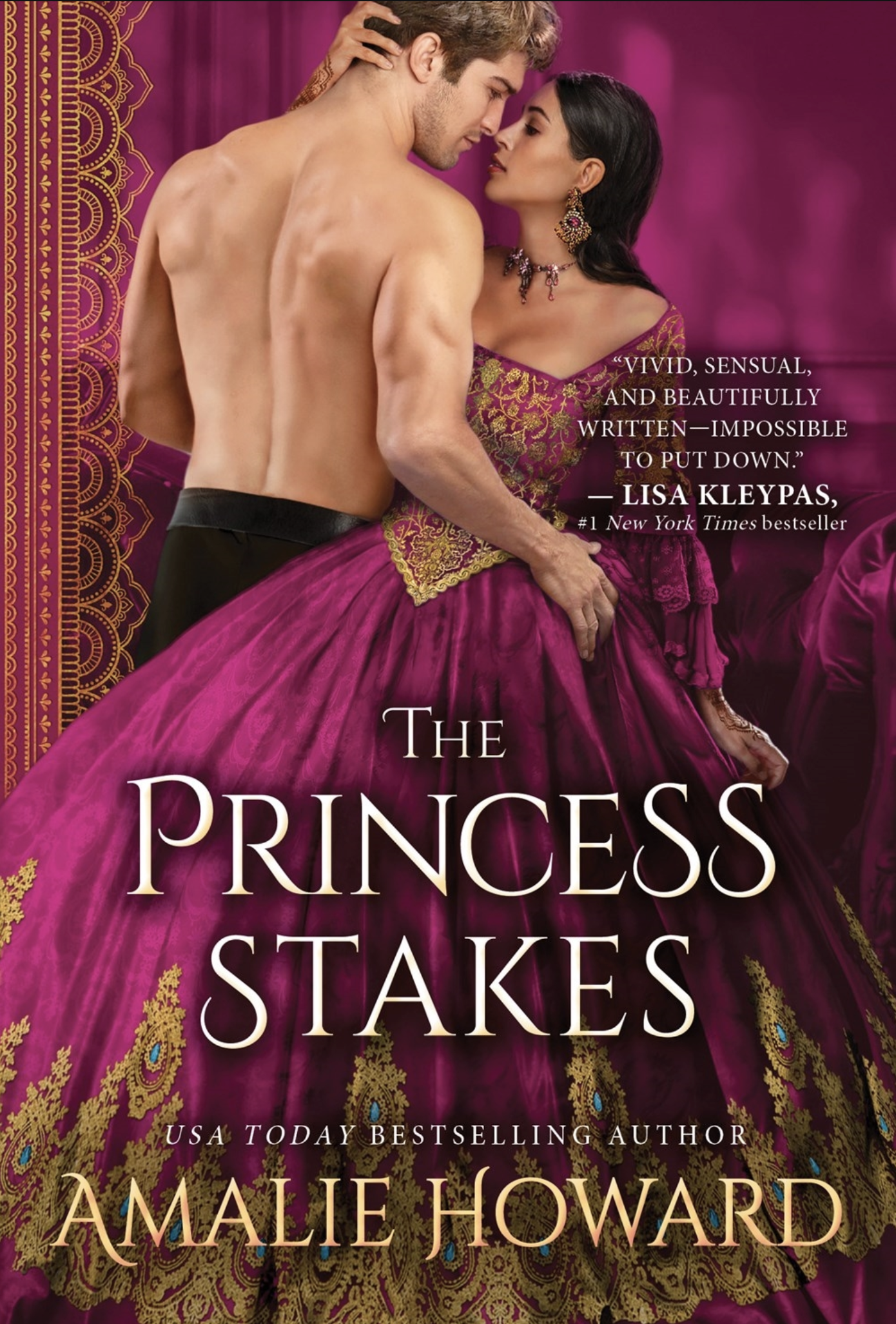 Book cover image for "The Princess Stakes", by Amalie Howard