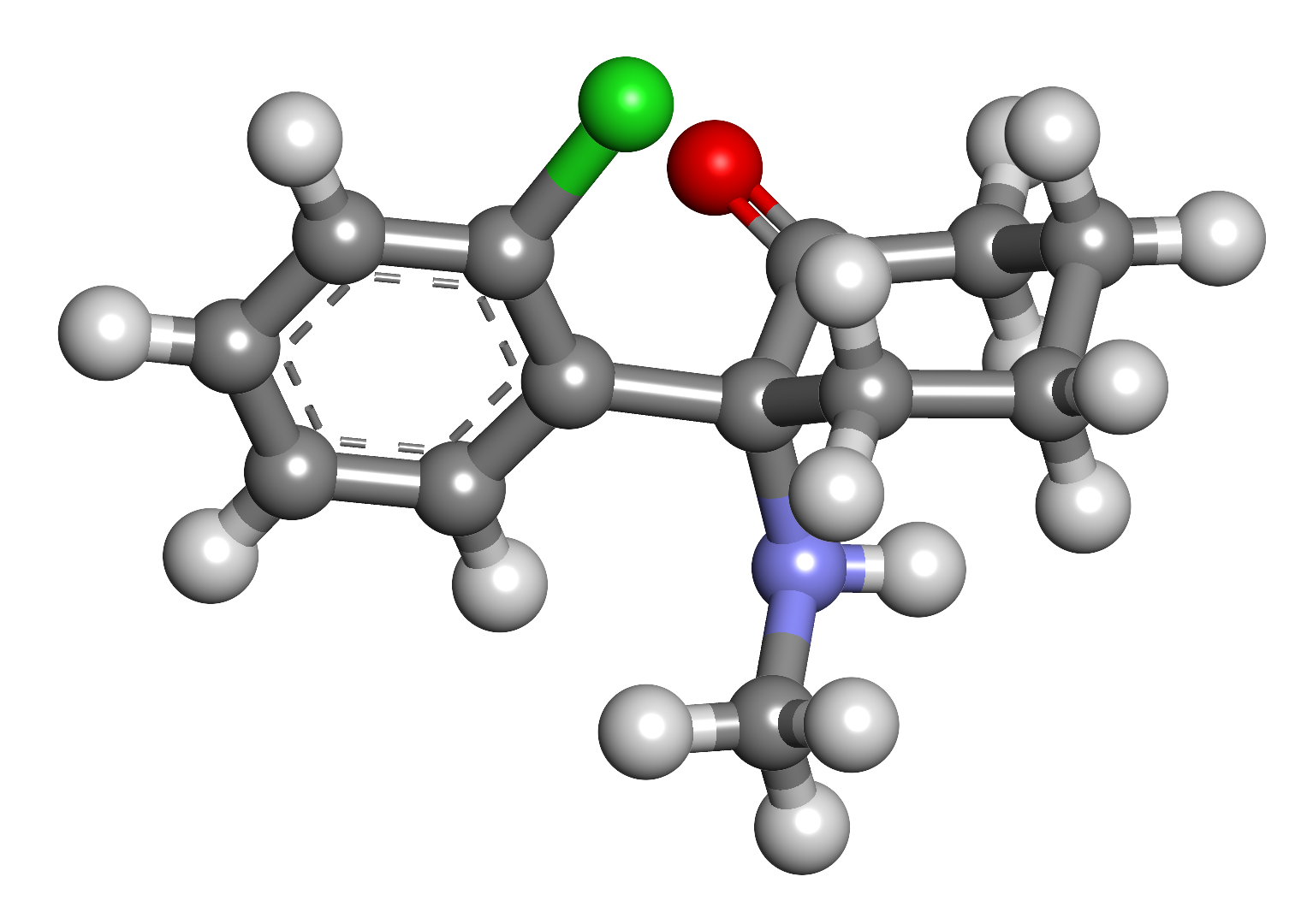 3d model of Ketamine