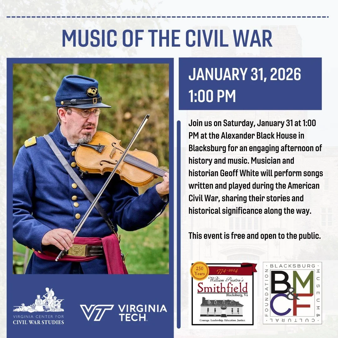 Music of the Civil War (Presented by Geoff Whtie)