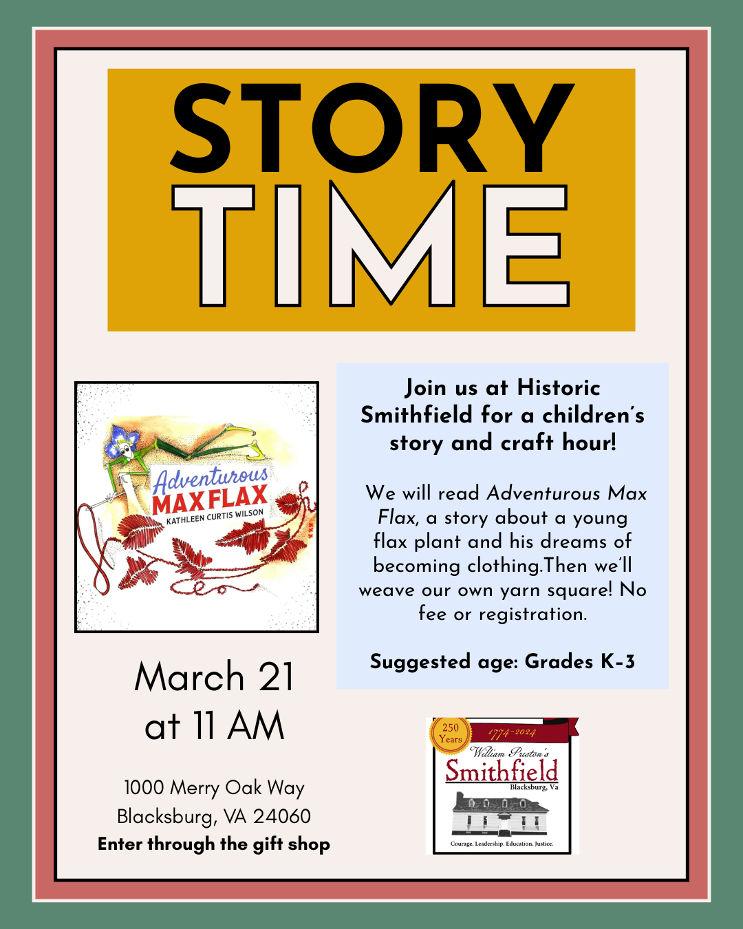 March's Story Time