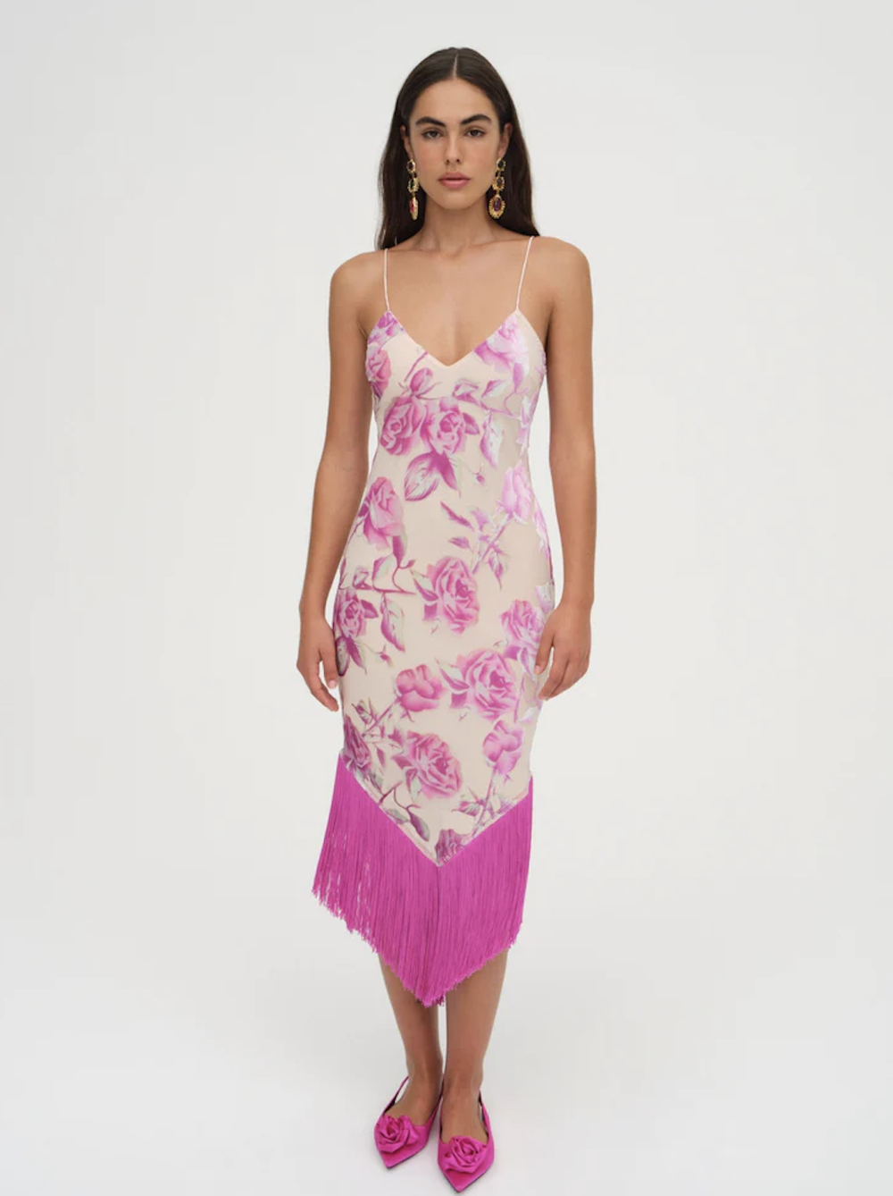 Rori Fringe Midi Dress