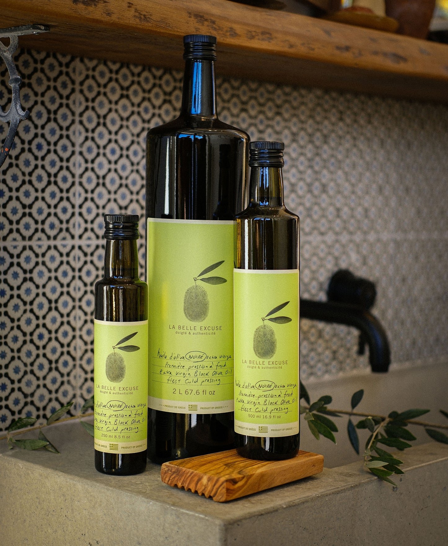 Huile d'olive noir en vrac