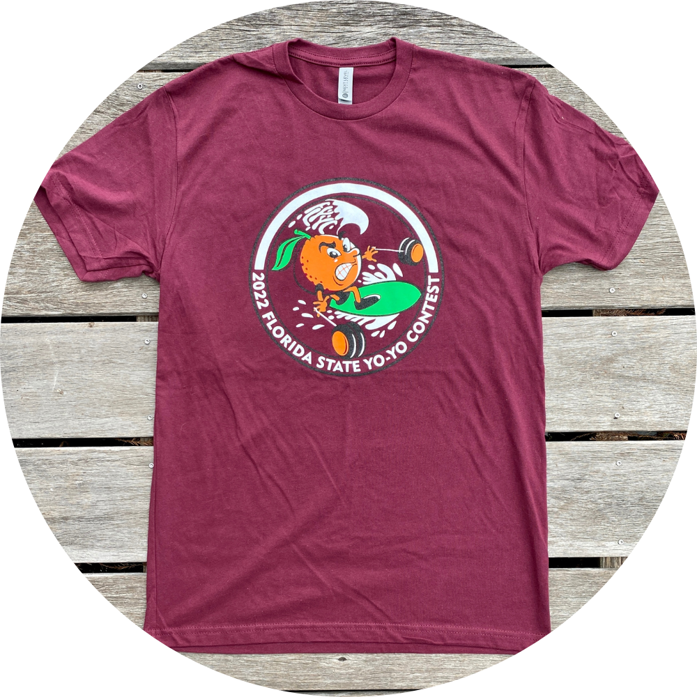 2022 Orange Yo-Yo Surfer Event Tee