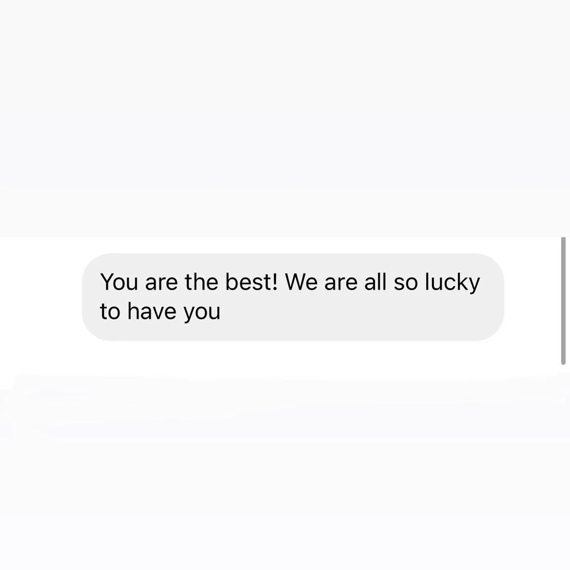 messages like this make my day 🥹