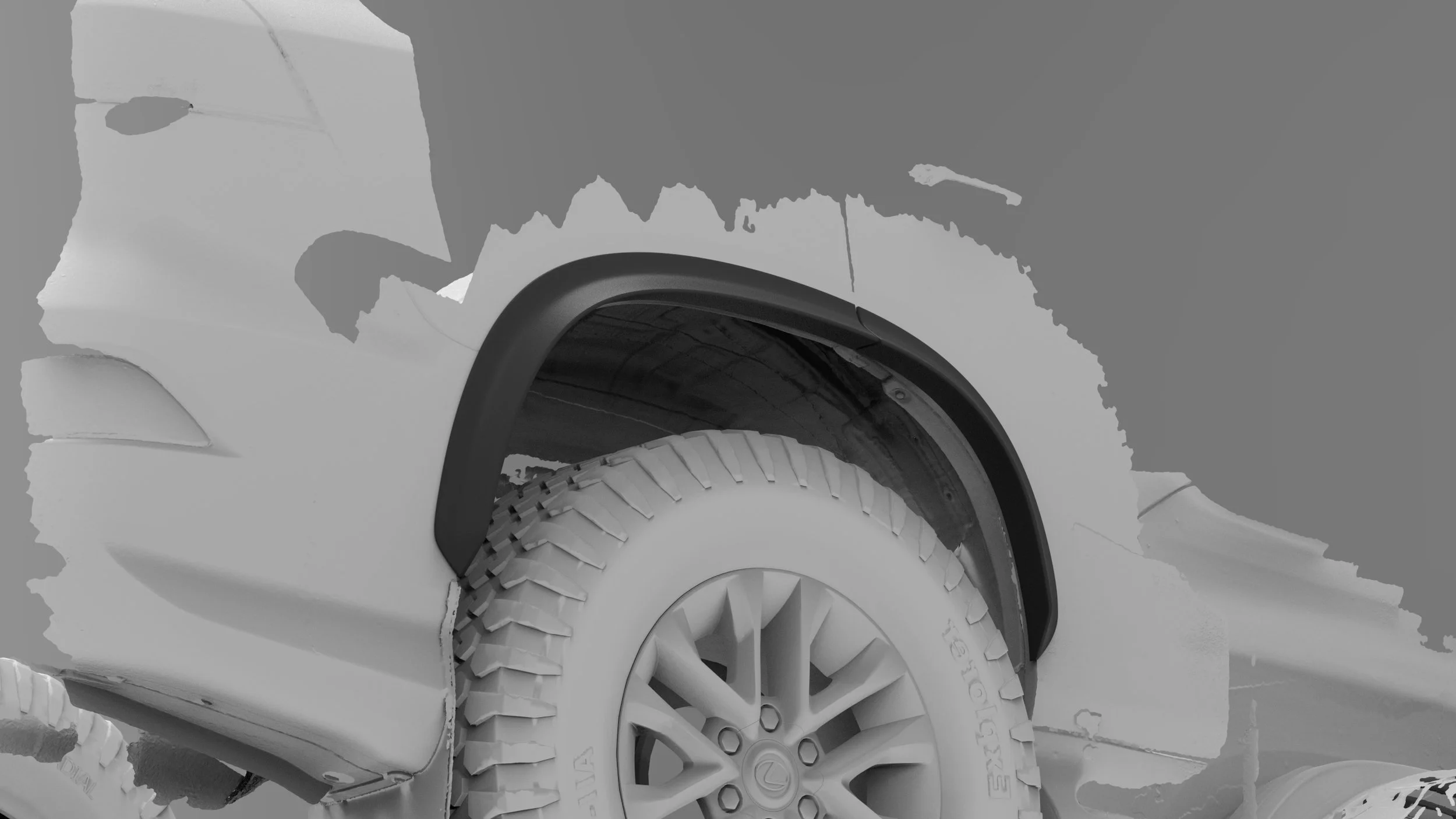 20102023 Lexus GX460/Toyota Prado Fender Flare Kit — NYTOP Not Your