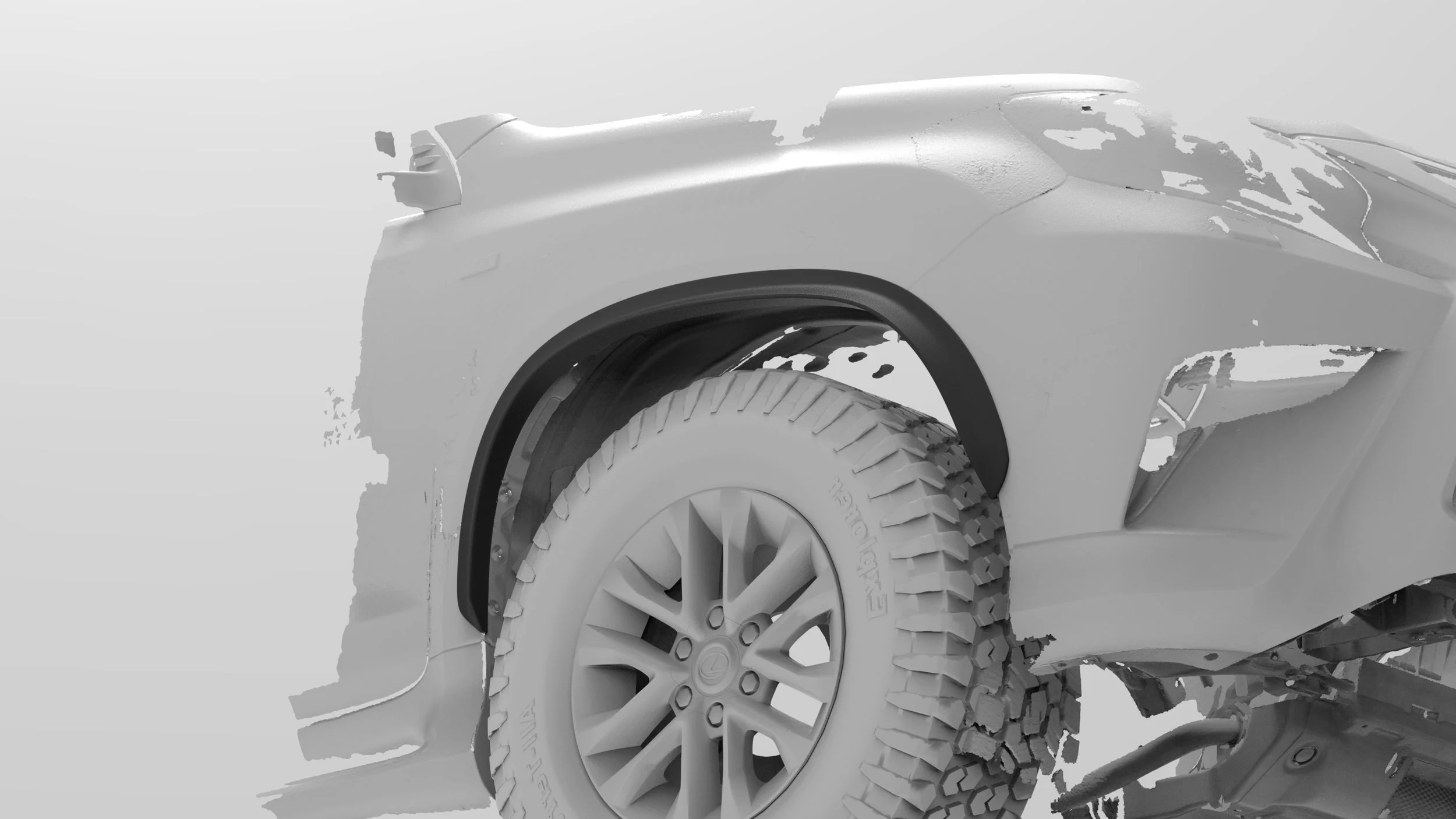 20102023 Lexus GX460/Toyota Prado Fender Flare Kit — NYTOP Not Your