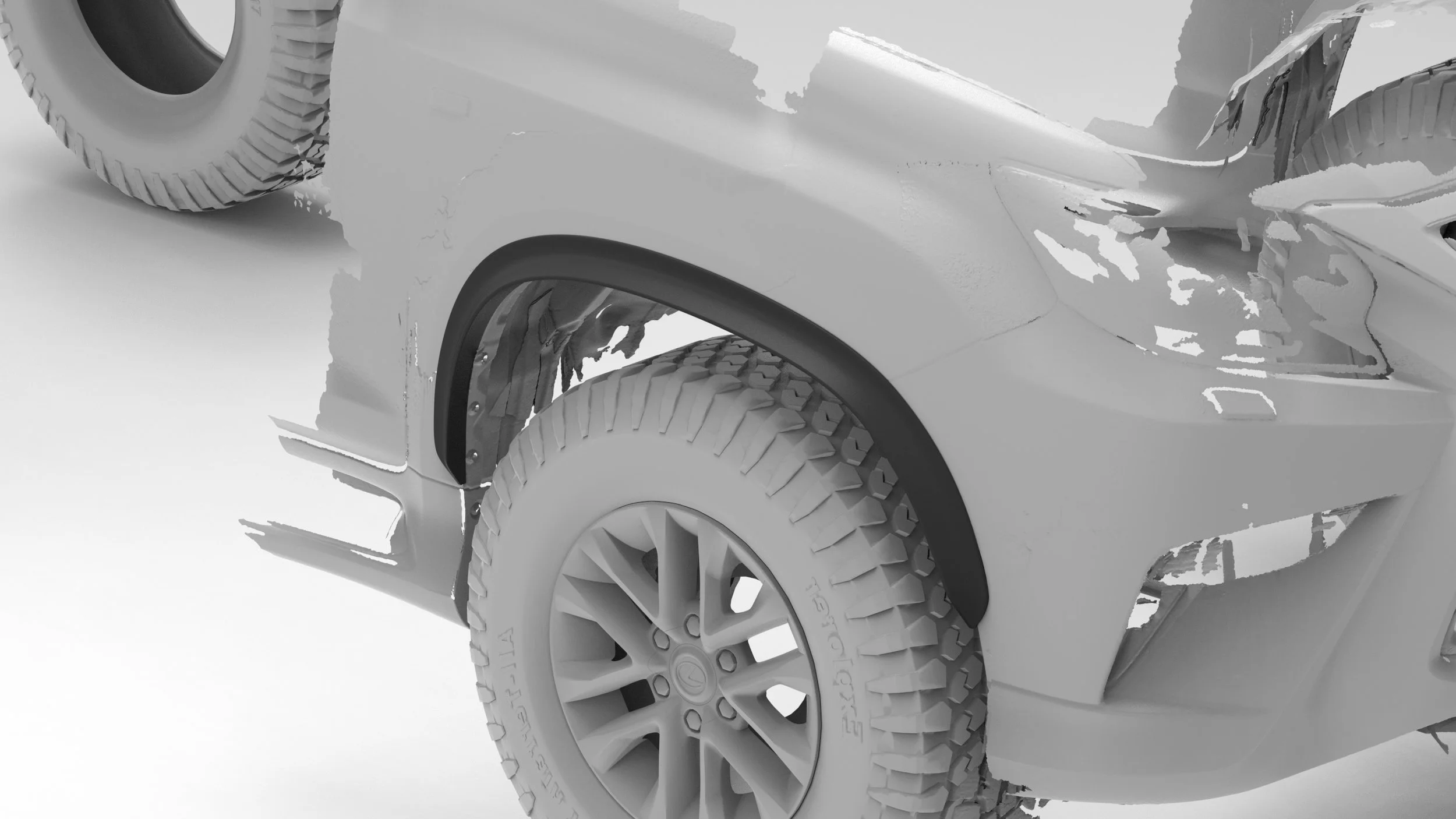 20102023 Lexus GX460/Toyota Prado Fender Flare Kit — NYTOP Not Your