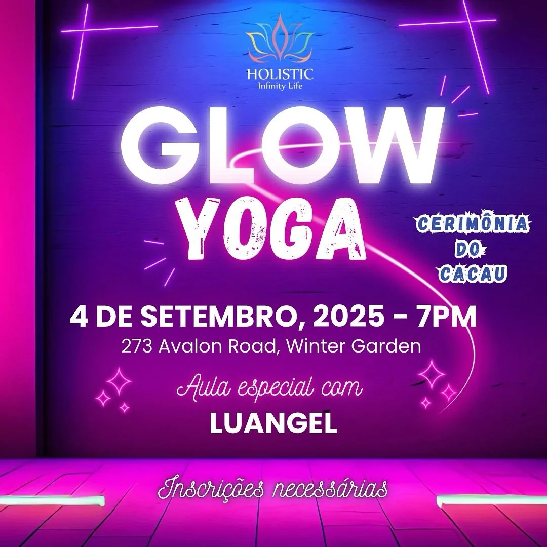 Nosso pr&oacute;ximo Glow Yoga do dia 4 de Setembro vem com um toque mais que especial. Ap&oacute;s a aula, @angel_yoga_flow ir&aacute; conduzir uma cerim&ocirc;nia do cacau aquecendo e expandindo ainda mais nossos cora&ccedil;&otilde;es ❤️

Inscri&c