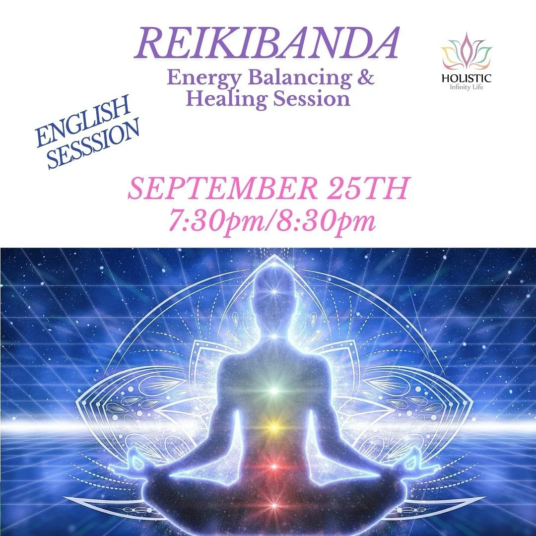 Reikibanda (English version) - Energy balancing and healing session. 

Registration required at the bio link.

&ldquo;Be gentle with your soul, be holistic&rdquo; ✨