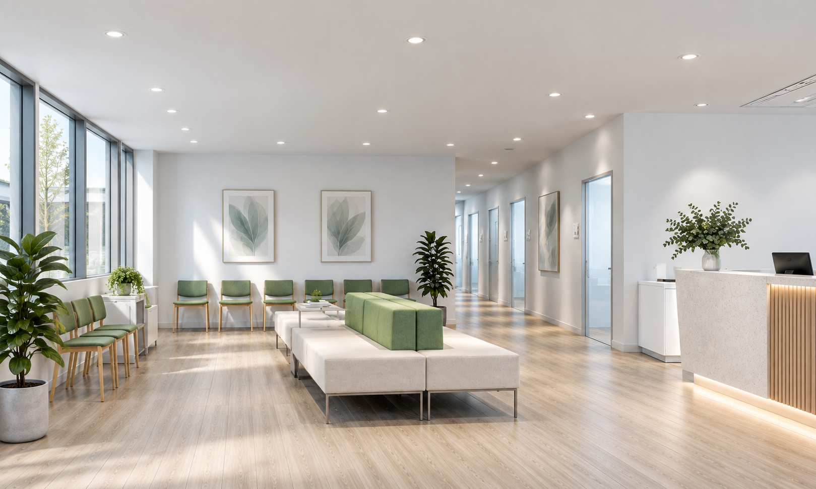 Healthcare facility interior representing hospital, medical centre and aged care evacuation diagram services in Melbourne.