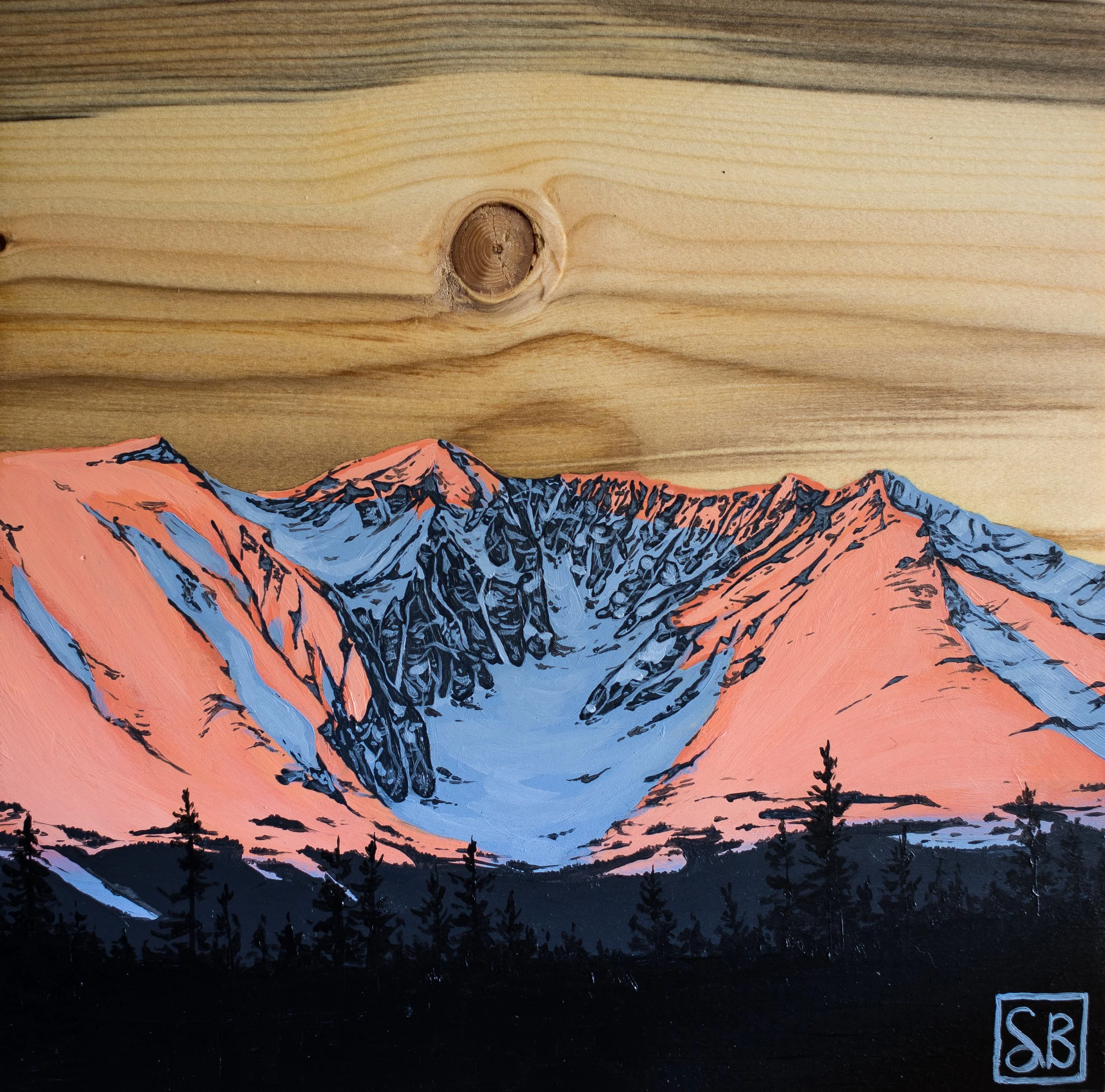 2018 Nadina Sunrise
8 X 8
Acrylic on Balsam wood board SOLD