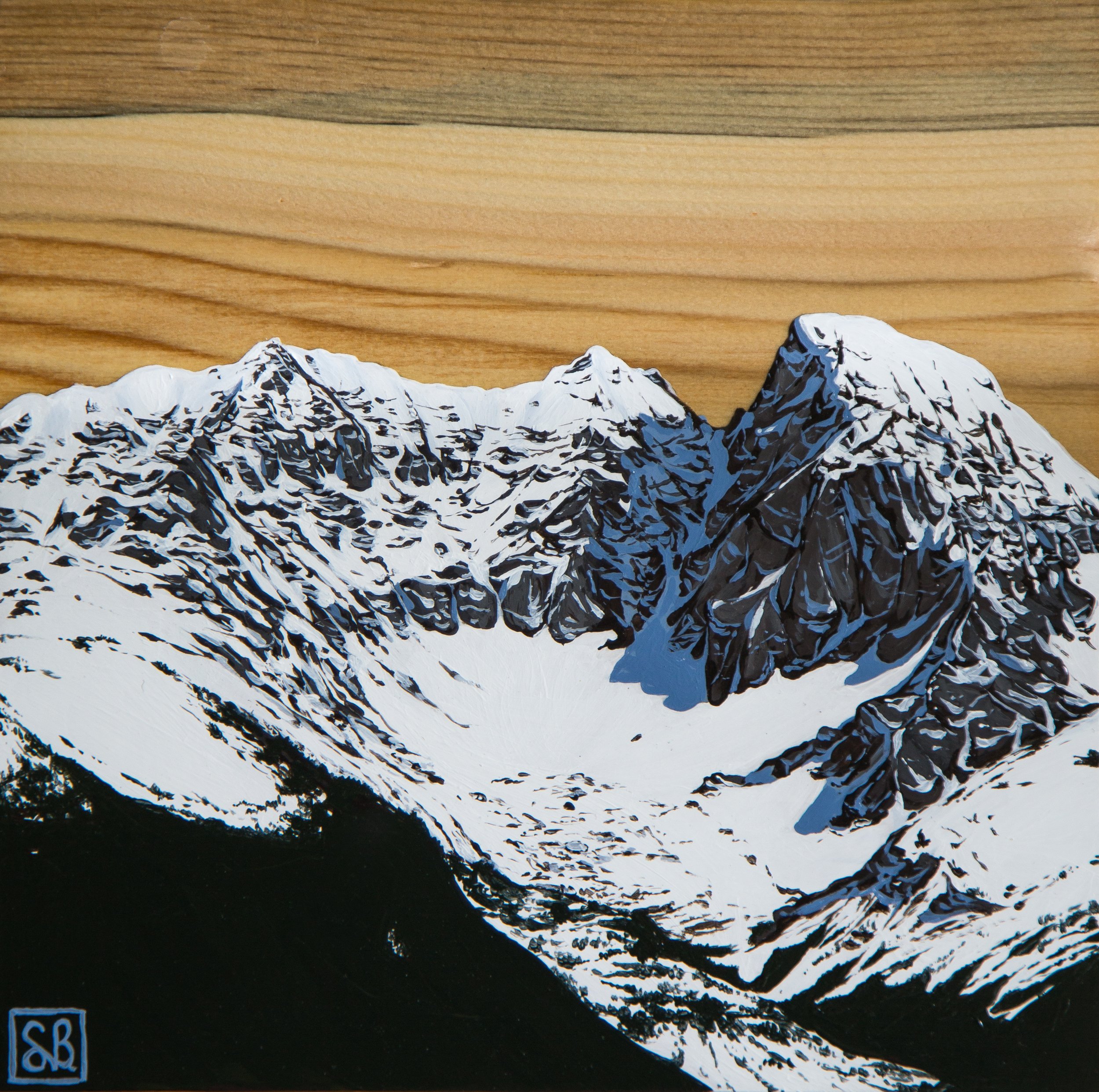 2018 Hudson Bay Mountain - Back side
8 X 8
Acrylic on Balsam wood board
SOLD