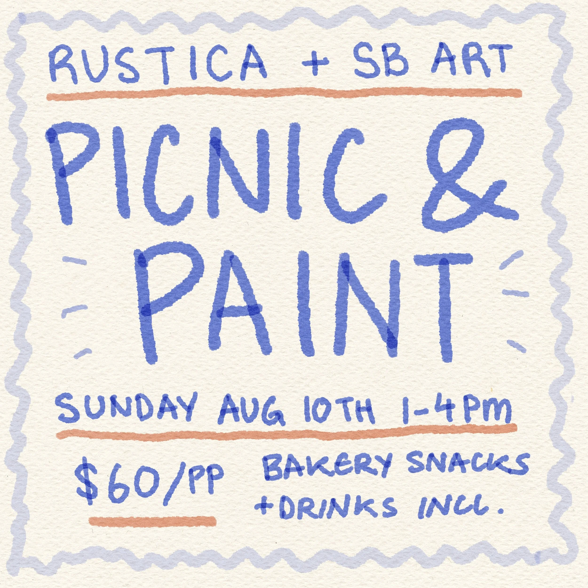 Rustica picnic and paint