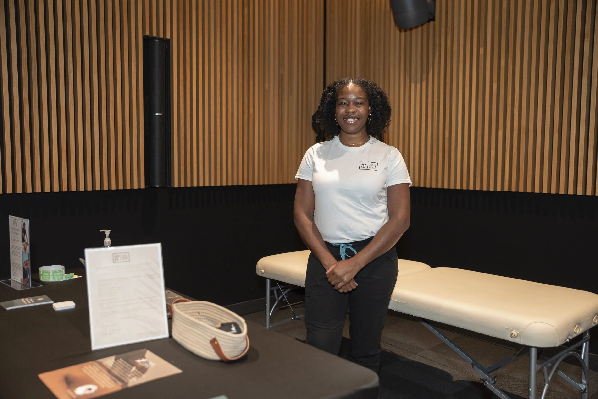 Jacqueline at  the  Fonds Afro-Entrepreneurs at the Banque Nationale