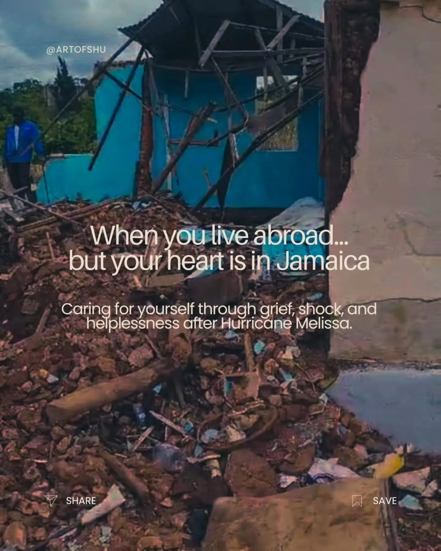 The road ahead is long. 

We will continue to do what we can to help.

If we want to keep showing up for our family and communities, we must do it sustainably... before exhaustion makes the choice for us. 

Walk good 🇯🇲🫂
