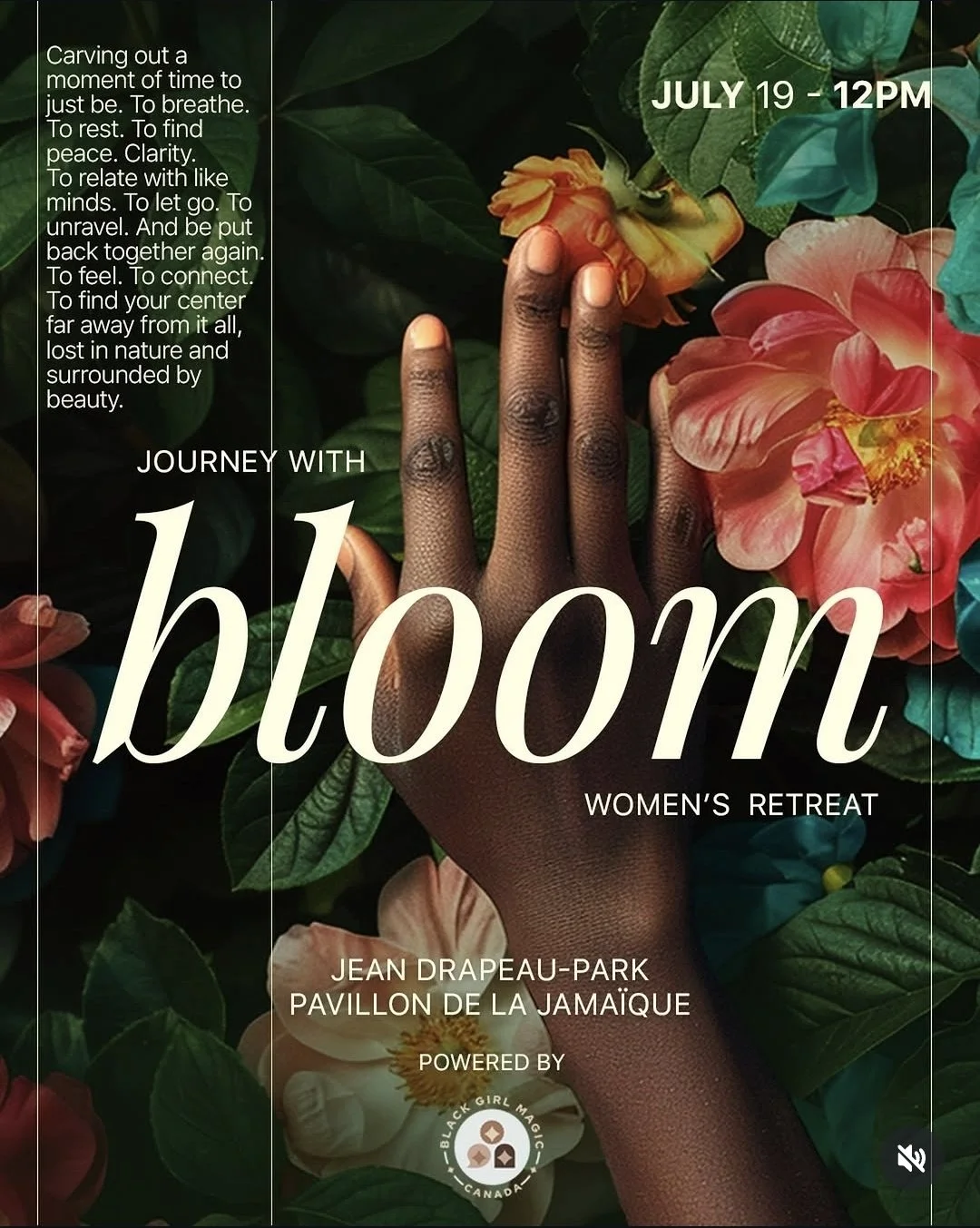 Bloom black girl magic event