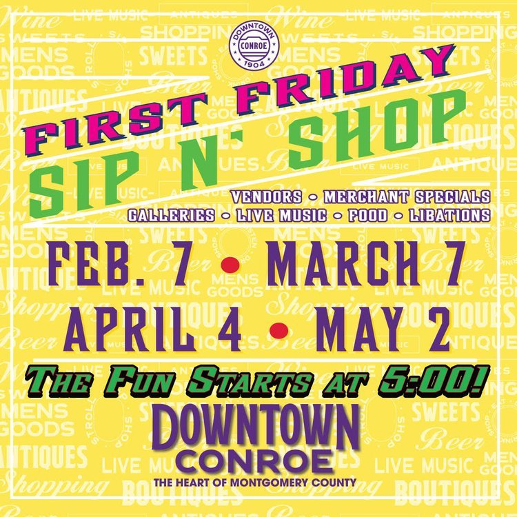 First Friday Sip N’ Shop