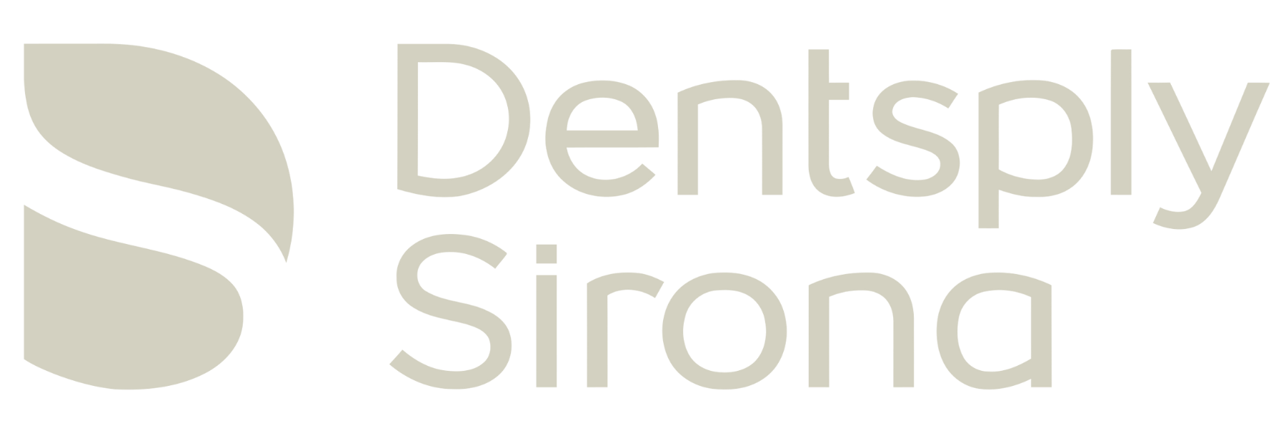 Logo of Dentsply Sirona with a stylized 'S' and the company name.