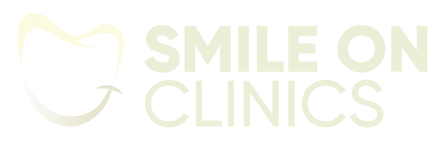 Logo for Smile On Clinics featuring a stylized tooth next to the text 'Smile On Clinics'.