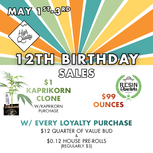 Birthday Weekend Sales