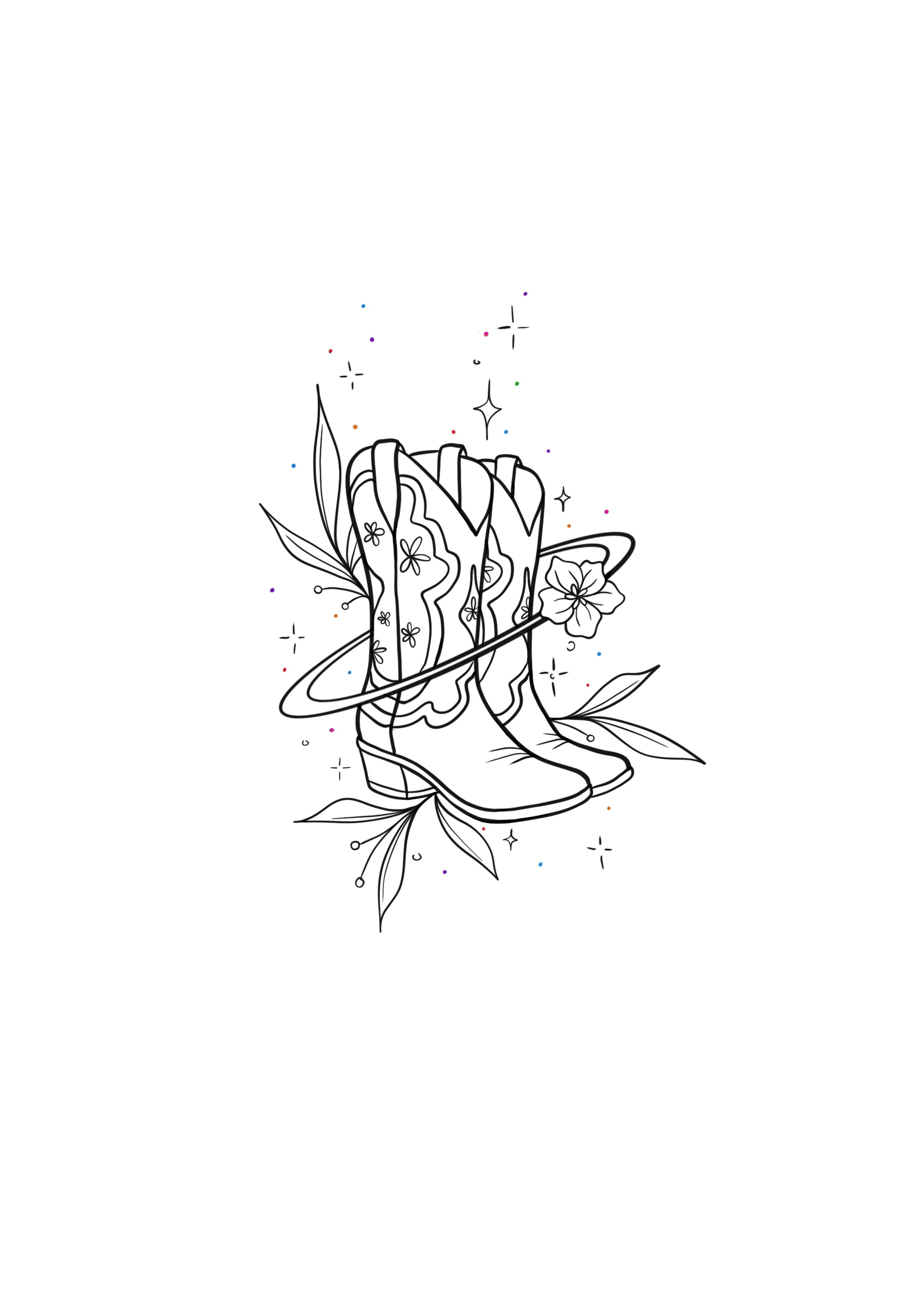Cosmic Cowgirl Boots