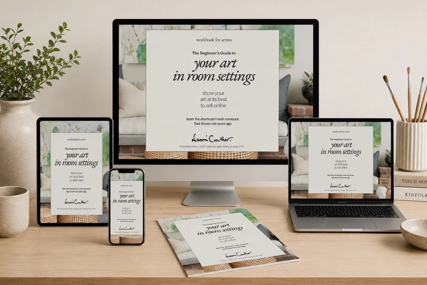 Your Art In Room Settings Workbook