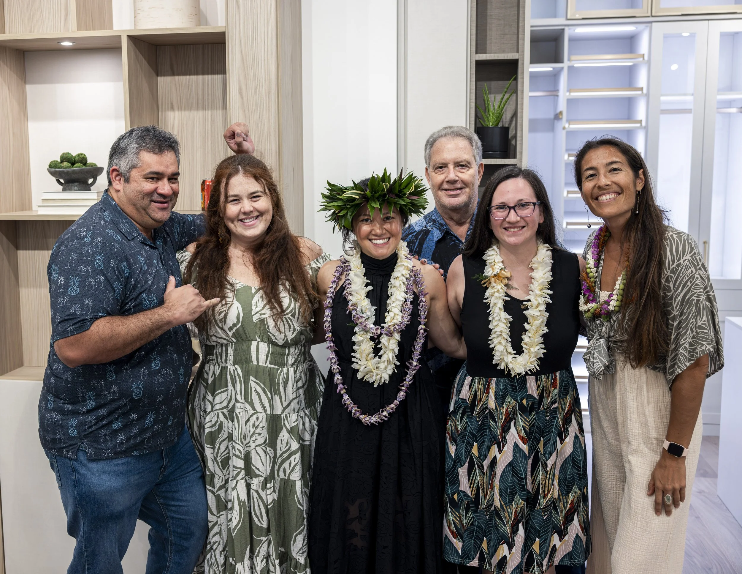 A Picture of Smiling Team members at Kahala Mall Showroom