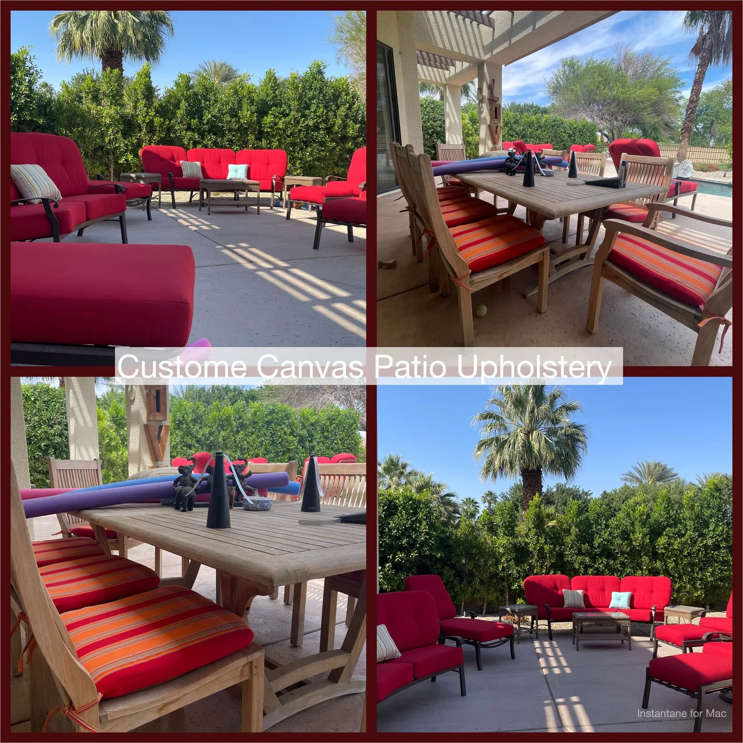 Custom upholstery project photo 32 completed by Custom Canvas Patio Upholstery in Palm Springs, CA