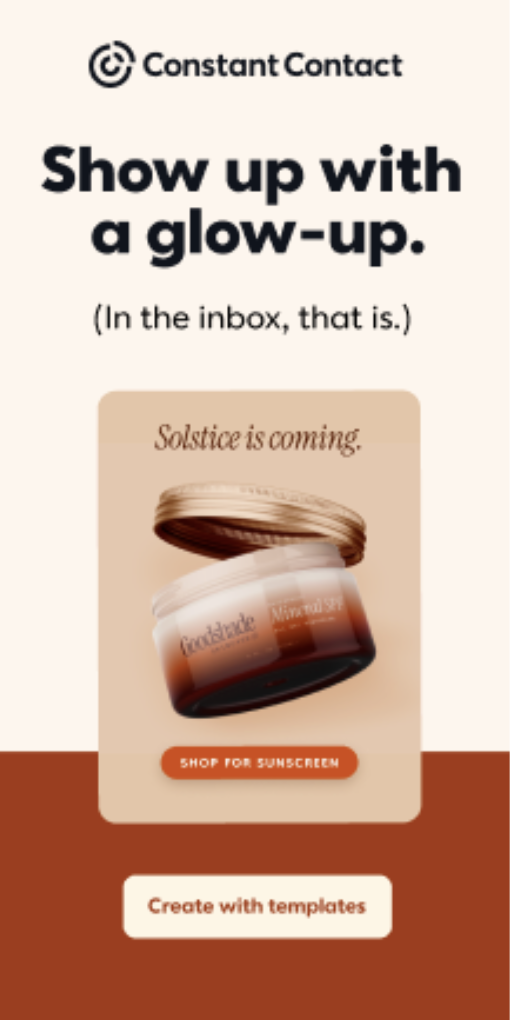 Social ad for Constant Contact